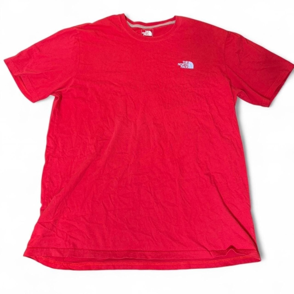 The North Face Men's Red Graphic Mountain‎ T-Shirt, Size XL